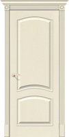 Межкомнатная шпонированная глухая дверь Вуд Классик-32 Ivory