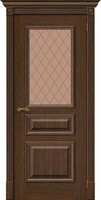 Межкомнатная шпонированная остекленная дверь Вуд Классик-15.1 Golden Oak