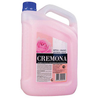 Мыло-крем жидкое 5 л КРЕМОНА "Розовое масло", ПРЕМИУМ, перламутровое, из натуральных компонентов