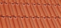 Черепица керамическая FLAT ROOF TILE FLAT ROOF TILE Red