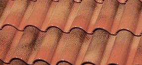 Черепица керамическая CURVED ROOF TILE GLAZED Transparent Hispania