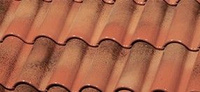 Черепица керамическая CURVED ROOF TILE GLAZED Transparent Hispania