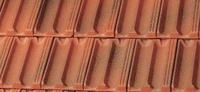 Черепица керамическая FLAT ROOF TILE FLAT ROOF TILE Jaspee Red