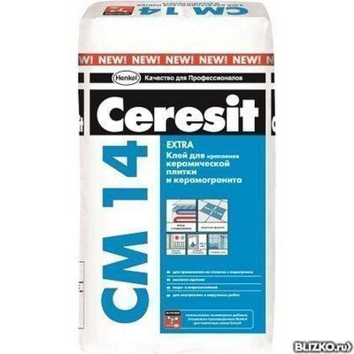 Клей для плитки и теплого пола Ceresit СМ-17 Super flexible 25 кг