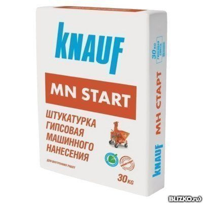 Штукатурка гипсовая Knauf МН Старт,30 кг