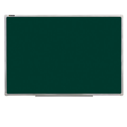 Доска для мела магнитная 90х120 см зеленая ГАРАНТИЯ 10 ЛЕТ РОССИЯ BRAUBERG 231706