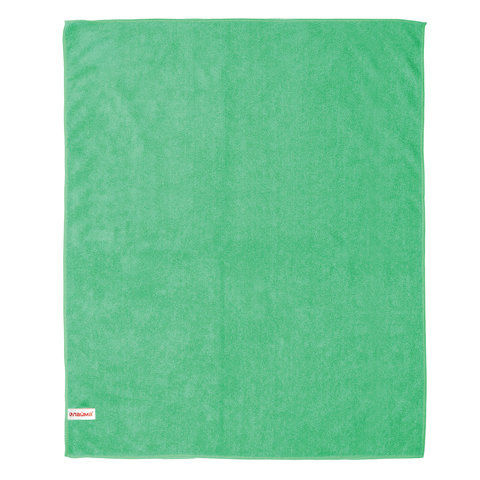 Тряпка для мытья пола из микрофибры СУПЕР ПЛОТНАЯ 70х80 см зелёная 300 г/м2 LAIMA 603931
