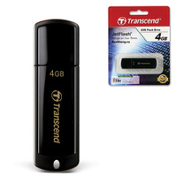 Флеш-диск 4 GB TRANSCEND Jet Flash 350 USB 2.0 черный TS4GJF350