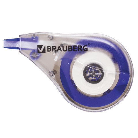 Корректирующая лента BRAUBERG 4 мм х 8 м в упаковке с европодвесом 220640