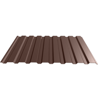 Профнастил С21 8017 шоколад 0.35 мм