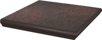 Клинкерная плитка SEMIR , ROSA 33x33x1,1 ступень угловая с капиносом