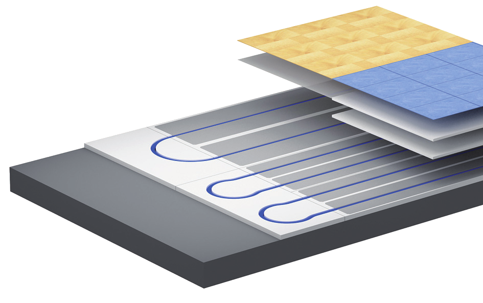 Плиты для теплого пола. Полистирольная система водяного теплого пола. Thermotech водяной теплый пол. Водяной теплый Кнауф пол без стяжки. Настильная система водяного теплого пола.