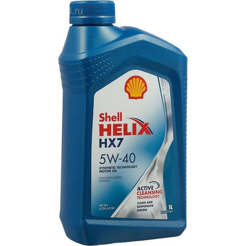 Масло моторное Shell Helix HX7 5W-40 (1 л)