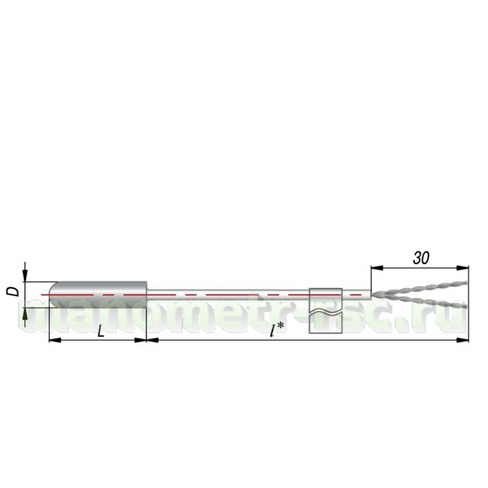 Термопара ДТПL024-00.30