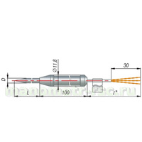 Термопреобразователь сопротивления ДТС184-100М.В3.100