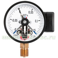 ТМВ-610Р.05(-0,1-2,4MPa)G1/2.150C.1,5 Мановакуумметр общетехнический показывающий диам. 150 мм с электроконтактной прист