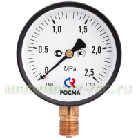 ТМ-510Р.00(0-1MPa)М20х1,5.150C.1,5 Манометр общетехнический показывающий диам. 100 мм; тип ТМ; серия 10; кт 1,5; корпус/