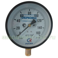 ТМ-610Р.00(0-0,25MPa)М20х1,5.150C.1,5 Манометр общетехнический показывающий диам. 150 мм; тип ТМ; серия 10; кт 1,5; корп