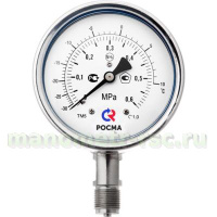 ТМ-621Р.00(0-4MPa)(-30...+70C)G1/2.1,0 NH3 Манометр коррозионностойкий виброустойчивый аммиачный показывающий диам. 150