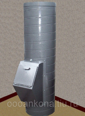 Ствол мусоропровода СМП крашенный, гладкая прямошовная внутренняя поверхнос