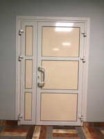 Алюминиевая дверь 2210х1610