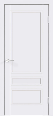 Межкомнатная дверь "Velldoris"SCANDI 3P Эмаль глухая цвет белый