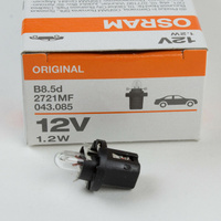 Лампа 12V 1.2Wt W2.0X4.6D Б/Ц Osram (Панель Приборов) 2721