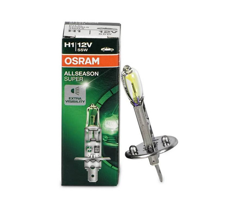 Лампа H1 12В 55Вт Osram 64150 Als Всепогодная + 30