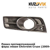 Рамка противотуманной фары левая Chevrolet Cruze (2009-2012) дорестайлинг KUZOVIK SAT