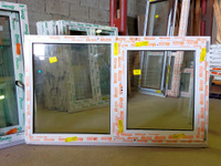 Пластиковое окно 900-1500 ПВХ 09-15 г,п/о однокамерное