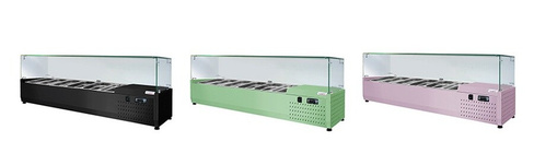 Настольная холодильная витрина ToppingBox НХВсп-2,5 (с прямоугольным стеклом) Finist