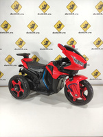 Электромотоцикл трехколесный 6688 цвет черно-красный