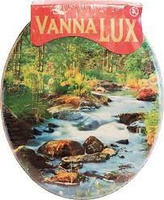 Сиденье для унитаза мягкое "Vanna Lux" с рис. крем-беж. 1/17