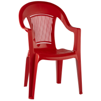 Кресло пластиковое "Венеция" красный 41 х 55 х 91 см 1/1