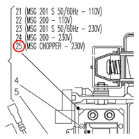 101609660 Плата Запуска для MOSA MSG CHOPPER, MSG200S, MS200