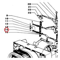 1026010 Шайба для MOSA MSG CHOPPER, MSG200S, MS200