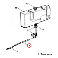 101043970 Топливный шланг (QM) для MOSA MSG CHOPPER, MSG200S, MS200