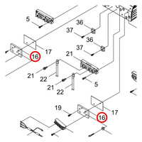 A471-000410, A471000410 Пластина / STACK PLATE Shindaiwa DGW400, DGW500 SHINDAIWA