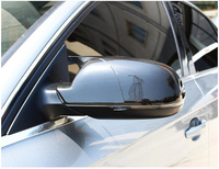 Накладки на зеркала Omsa (2 шт, пластик) Audi A4 2012-2015