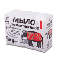 Мыло хозяйственное 72% Комплект 4 шт. х 100 г Невская Косметика в упаковке 11421 11142