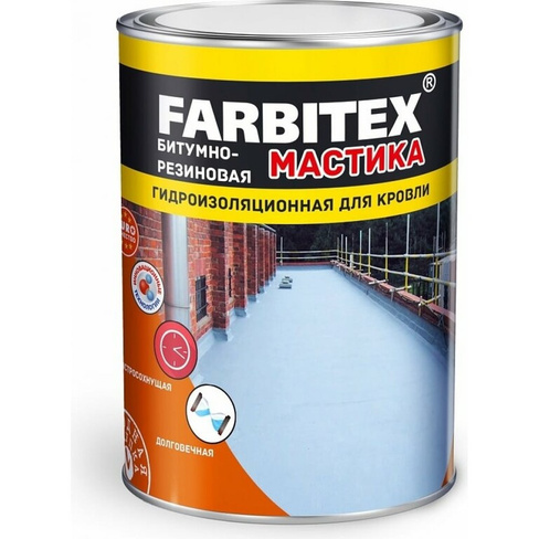 Битумно-резиновая мастика Farbitex 4300003457