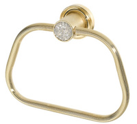 Полотенцедержатель Boheme ROYALE 10925-G кольцо cristal gold