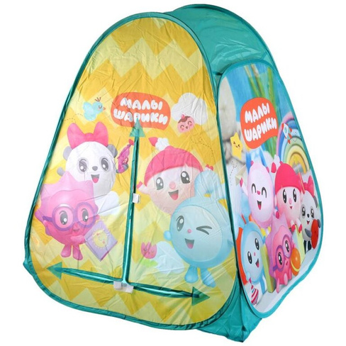 Палатка игровая Малышарики 81х90х81см, в сумке арт.GFA-MSH01-R Играем вместе