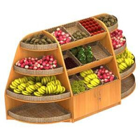Пристенный торговый развал для овощей и фруктов №5