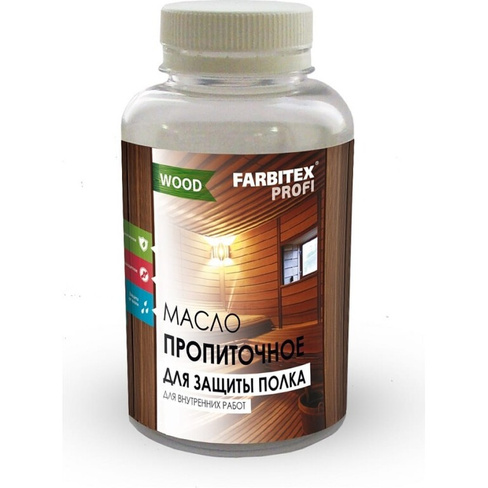 Деревозащитное масло для бань и саун Farbitex 4300009616