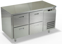 Морозильный стол боковой агрегат столешница нержавеющая сталь без борта СПБ/М-123/04-1307 (1390x700x850 мм) Техно ТТ