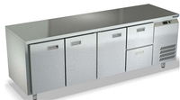 Морозильный стол кухонный боковой агрегат, столешница камень, борт СПБ/М-422/32-2206 (2280x600x850 мм) Техно ТТ