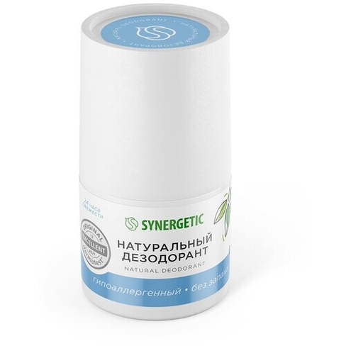 Synergetic Натуральный дезодорант Без запаха, флакон, 50 мл, 70 г, 1 шт.