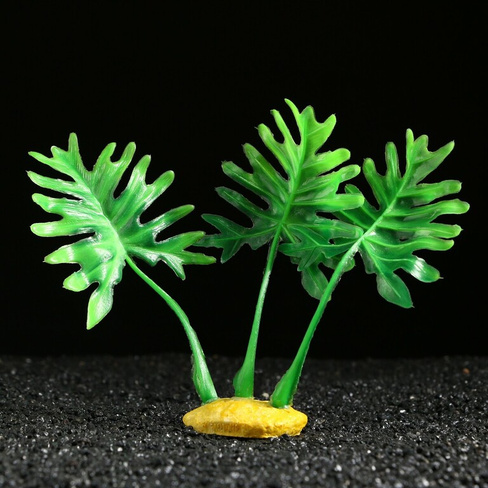 Растение искусственное аквариумное, 4 х 6 х 16 см Пижон Аква