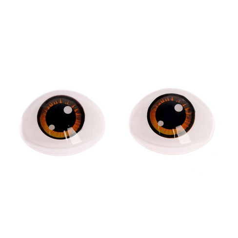 Глаза, набор 10 шт., размер 1 шт: 11,6×15,5 мм, цвет коричневый Школа талантов